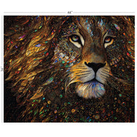 Gilded Collection-Majestic Lion Panel-Multi-16240301P-01