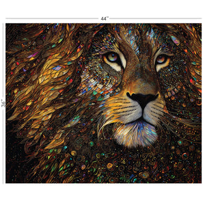 Gilded Collection-Majestic Lion Panel-Multi-16240301P-01