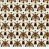 Twilight Pack Collection-Wolf Face-Cream-100% Cotton-16250102-01