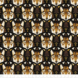 Twilight Pack Collection-Wolf Face-Black-100% Cotton-16250102-02
