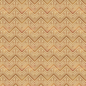 Twilight Pack Collection-Forest Geo Chevron- Tan-100% Cotton-16250103-01