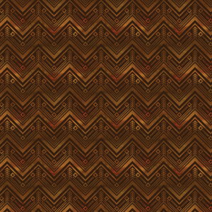 Twilight Pack Collection-Forest Geo Chevron-Brown-100% Cotton-16250103-02