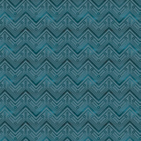 Twilight Pack Collection-Forest Geo Chevron-Blue-100% Cotton-16250103-03