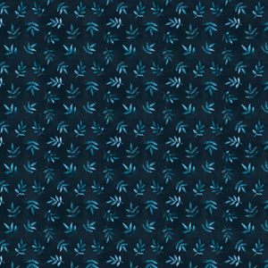 Twilight Pack Collection-Autumn Foliage-Blue-100% Cotton-16250104-03