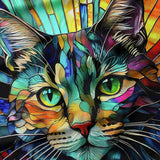 Kaleidoscope Collection-Kaleidoscope Cat Panel-16250203P-01