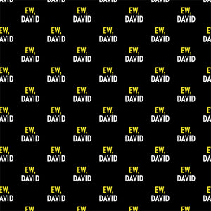 Schitt's Creek-Ew David -Black -Cotton-FULL 8 YARD BOLT