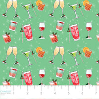 North Pole Social Club Collection-Happy Hour-Mint-100% Cotton-19010105-01