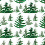 North Pole Social Club Collection-Festive Forest-White-100% Cotton-19010106-01