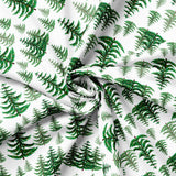 North Pole Social Club Collection-Festive Forest-White-100% Cotton-19010106-01