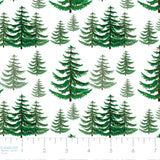 North Pole Social Club Collection-Festive Forest-White-100% Cotton-19010106-01