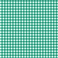 Printed  Green  Gingham Fabric - 65 %Poly  35%Cotton