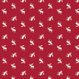 North of Ordinary Collection-Moose-01 Crimson-100% Cotton-21172103-01