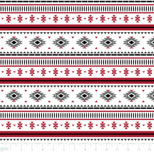 North of Ordinary Collection-Blanket Stripe-01 White-100% Cotton-21172104-01