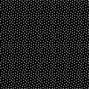Printed Black Star Fabric - 65 %Poly  35%Cotton