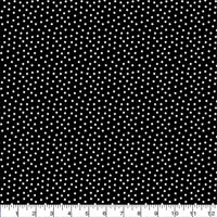 Printed Black Star Fabric - 65 %Poly  35%Cotton