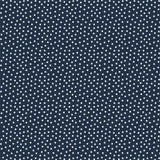 Printed  Indigo Star Fabric - 65 %Poly  35%Cotton