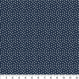 Printed  Indigo Star Fabric - 65 %Poly  35%Cotton