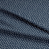 Printed  Indigo Star Fabric - 65 %Poly  35%Cotton