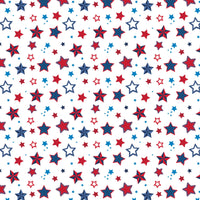1 Yard Pre-cut -Assorted Tossed Stars