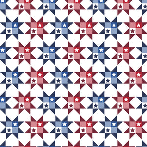 1 Yard Pre-cut -FC EM TILE STARS