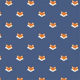 Foxes- navy -Flannel-Full 10 YARD BOLTS