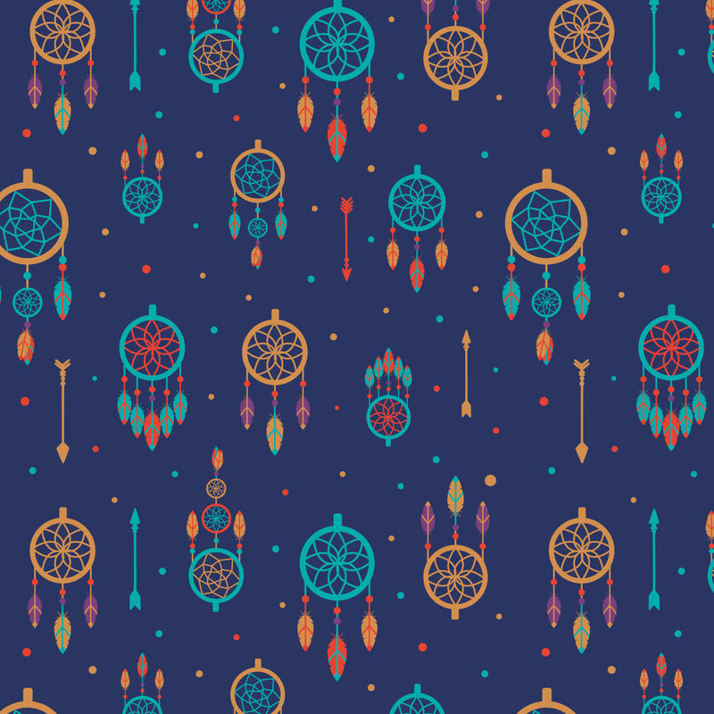 Catalogue 2024 - Polaire et flanelle - Capteurs de Reves- Flanelle- multi-coton - 2121101B-05