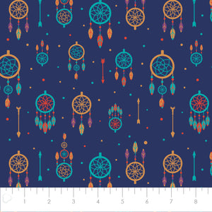 Catalogue 2024 - Polaire et flanelle - Capteurs de Reves- Flanelle- multi-coton - 2121101B-05