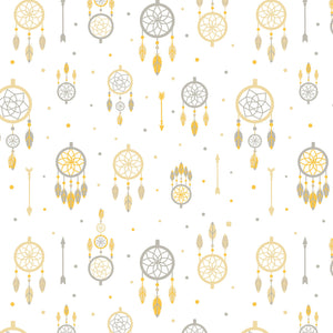 Fleece and Flannel 2024 Catalog-Dreamcatchers-White-Cotton Flannel-21221101B-06