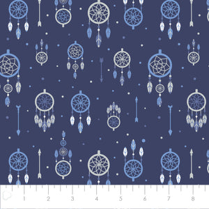 Fleece and Flannel 2024 Catalog-Dreamcatchers-Navy-Cotton Flannel-21221101B-08