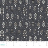 Woodland Wonders Collection-Soft Dreamcatchers-Charcoal-100% Cotton-21221105-01