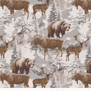Fleece and Flannel 2024 Catalog-Majestic Beasts-Soft Brown-Fleece-21230802A-02