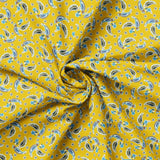 Winter Paisley Collection-Deconstructed Paisley-100% Cotton-Yellow-21231003-03