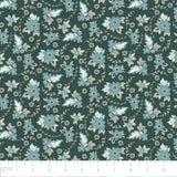 Winter Paisley Collection-Paisley Blooms-100% Cotton-Green-21231004-02