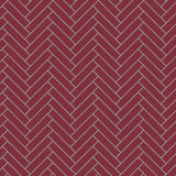 Winter Paisley Collection-Chevron-100% Cotton-Red-21231005-02