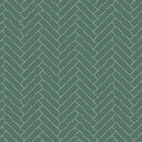 Winter Paisley Collection-Chevron-100% Cotton-Green-21231005-03