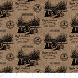 Apple Orchard Collection-Stamped Burlap-100% Cotton-Multi-21231102-01