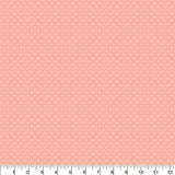 Printed  PINK CHAI  Swiss Dot   Fabric - 65 %Poly  35%Cotton