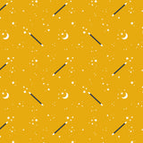 Abracadabra Collection-Magic Wand-Mustard-100% Cotton-21240203-02