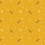 Abracadabra Collection-Magic Wand-Mustard-100% Cotton-21240203-02