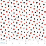 Abracadabra Collection-Suits of Cards-White-100% Cotton-21240205-01