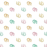 Rodeo Rose Collection-Lucky Horseshoes-White-100% Cotton-21240304-01