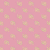 Rodeo Rose Collection-Lucky Horseshoes-Pink-100% Cotton-21240304-03