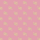 Rodeo Rose Collection-Lucky Horseshoes-Pink-100% Cotton-21240304-03