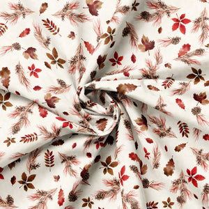 Merry Beary Collection-Forest Treasures-Cream-100% Cotton-21240403-01