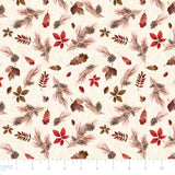 Merry Beary Collection-Forest Treasures-Cream-100% Cotton-21240403-01