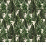 Merry Beary Collection-Frost-Kissed Firs-Cream-100% Cotton-21240405-01