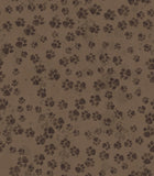 Merry Beary Collection-Paw Print Trails-Brown-100% Cotton-21240406-01