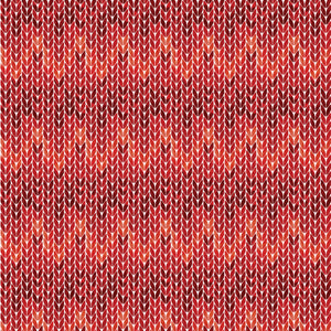 Merry Beary Collection-Knit Texture-Red-100% Cotton-21240407-01