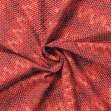 Merry Beary Collection-Knit Texture-Red-100% Cotton-21240407-01