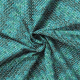 !Merry Beary Collection-Knit Texture-Aqua-100% Cotton-21240407-02